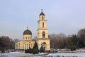 Bell tower of Nativity Cathedral in Kishinev (ChiÃâ¢inÃÆu) Moldova